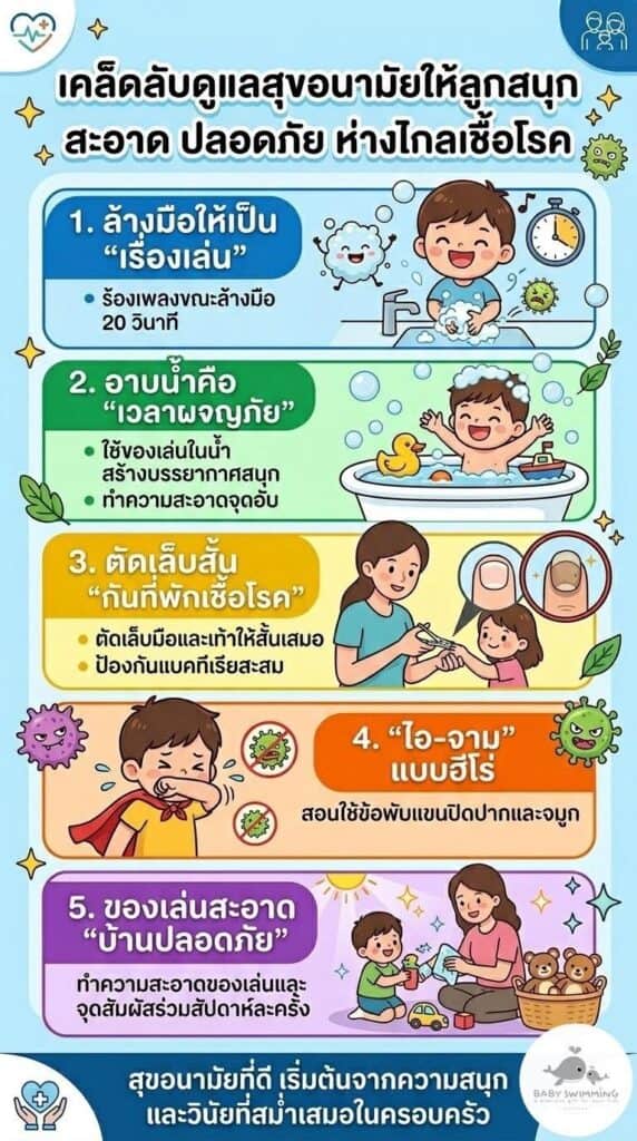 5 เคล็ดลับ สุขอนามัยตัวจิ๋ว